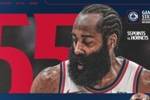 快船官方海报：哈登持有两个队的单场得分纪录 NBA历史首人