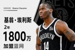 骑士清人！Shams：基翁&middot;埃利斯和篮网签下2年1800万全额保障合同